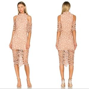 Revolve Elliatt - Sight Dress In Chalk Pink Lace (